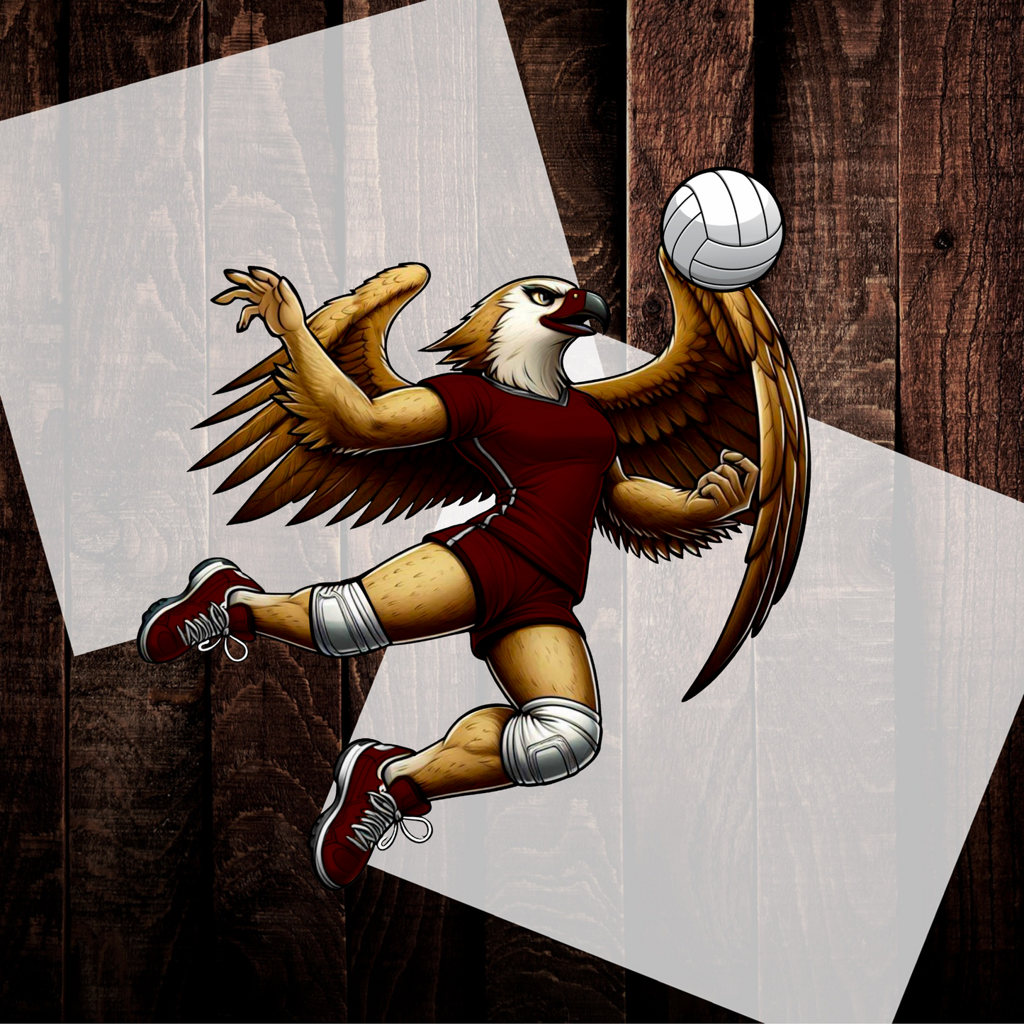 Falcon Volleyball- Maroon DIGITAL DOWNLOAD, DTF PRINT, OR SOFTSTYLE SHIRT