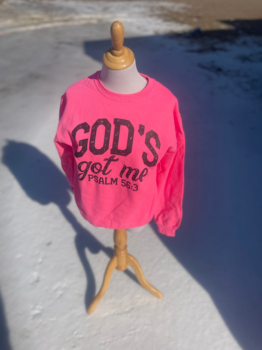 God’s got me -Crewneck Sweatshirt