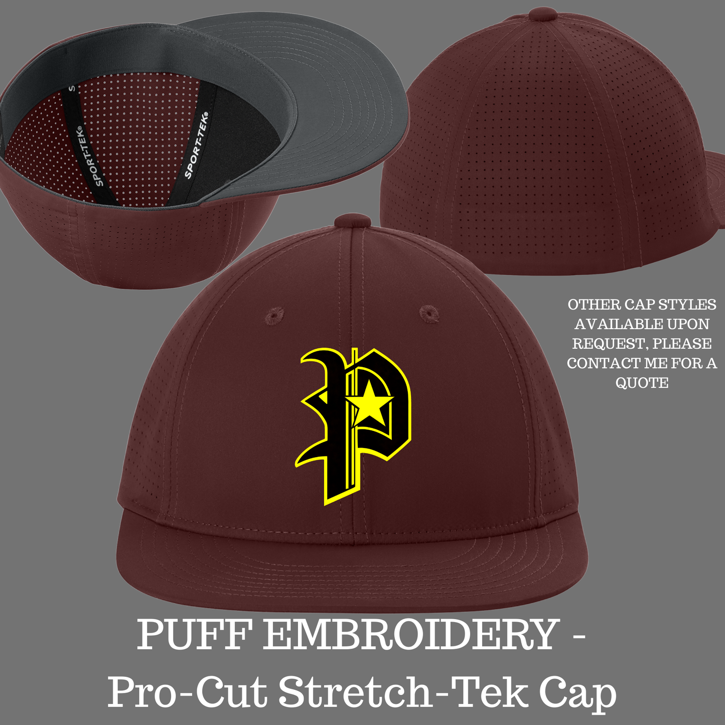 Pride Old English Hat - Puff Embroidery