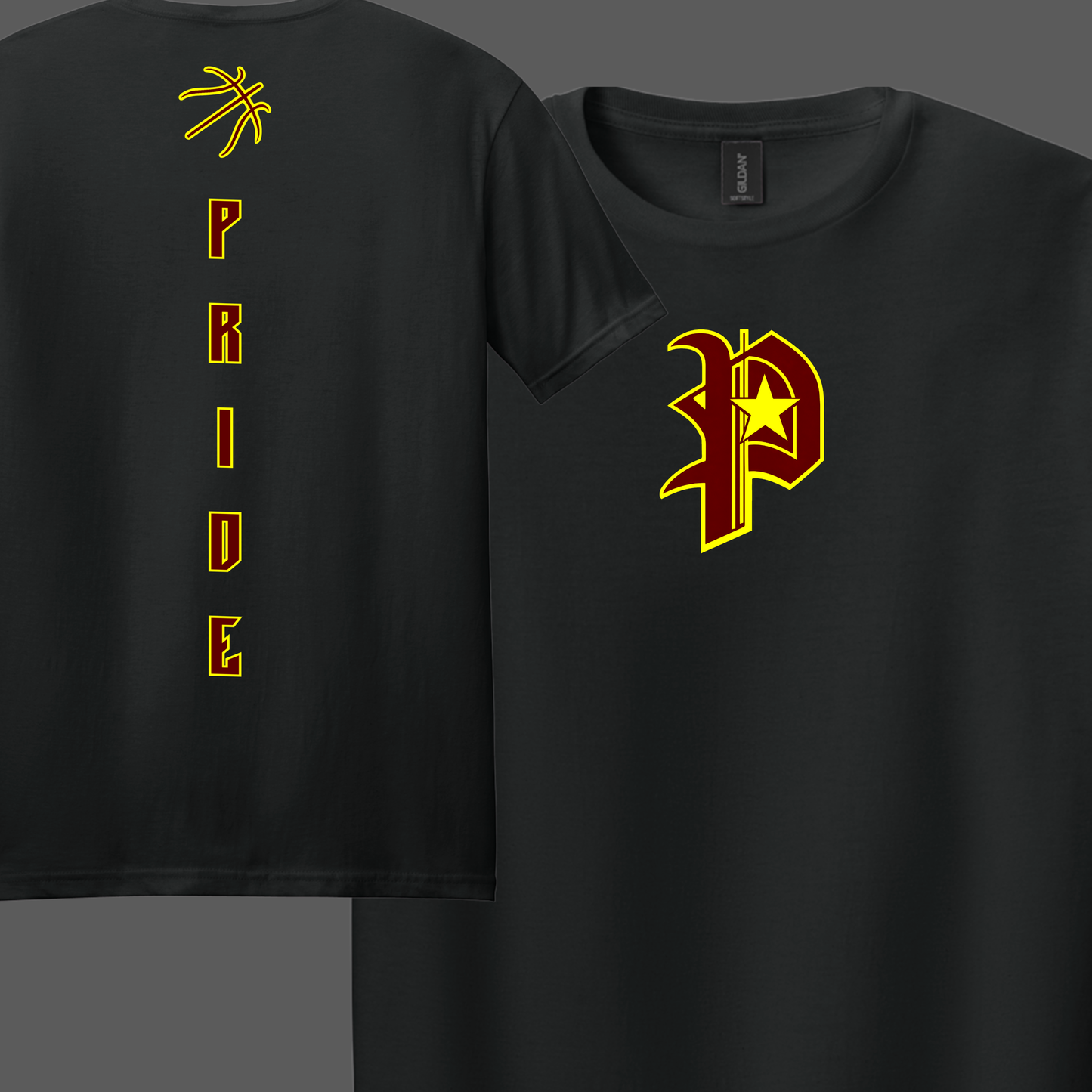 Pride Basketball Old English