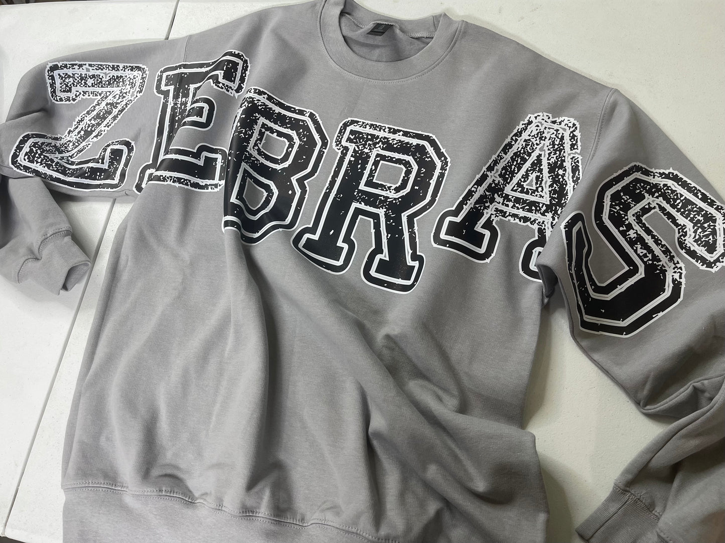 Zebras Sweatshirt silver/black