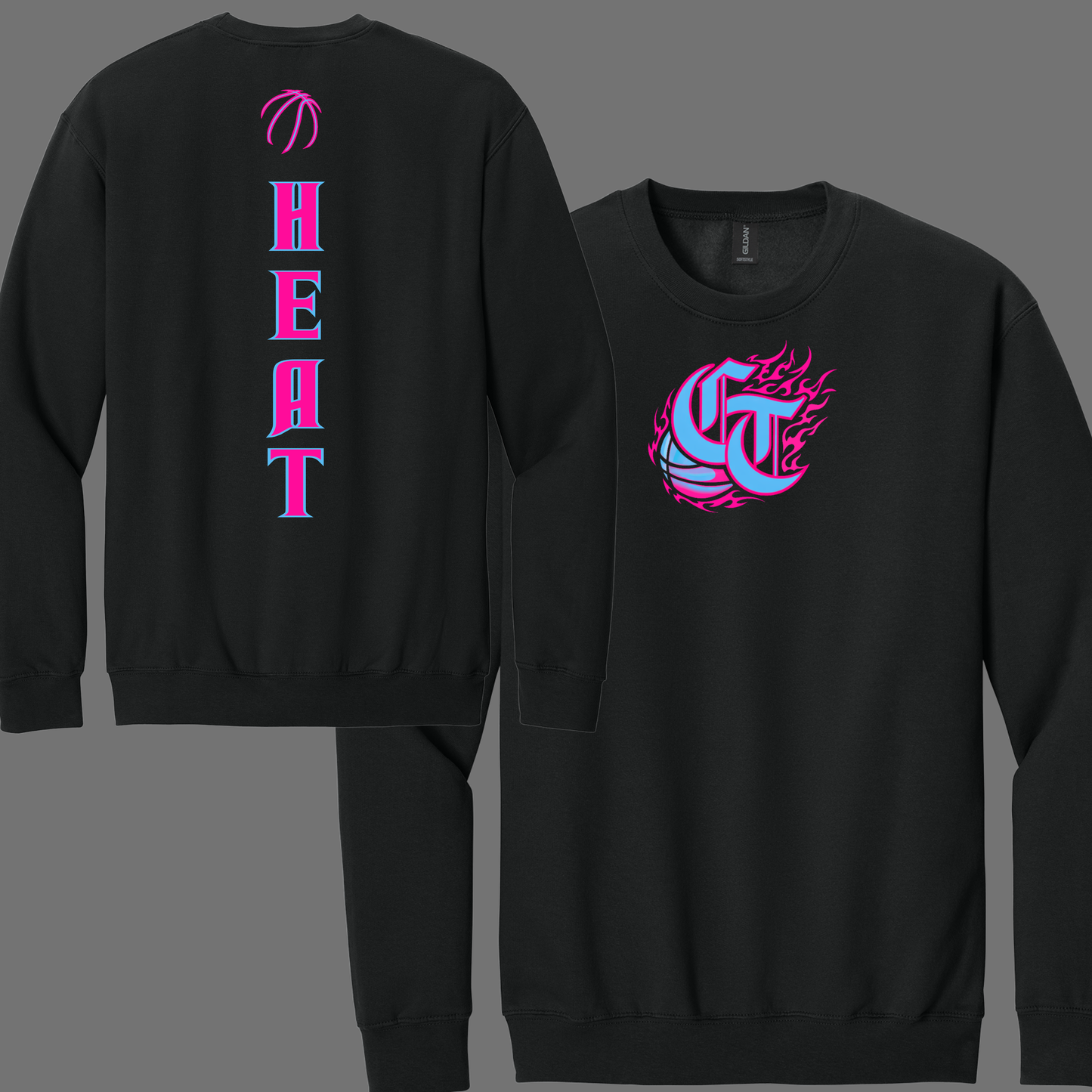 Centex Heat Basketball Old English