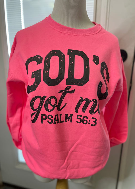 God’s got me -Crewneck Sweatshirt