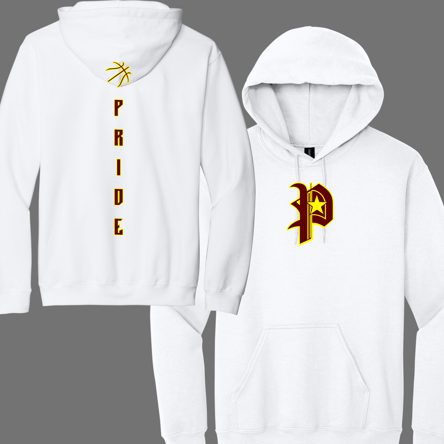 Pride Basketball Old English