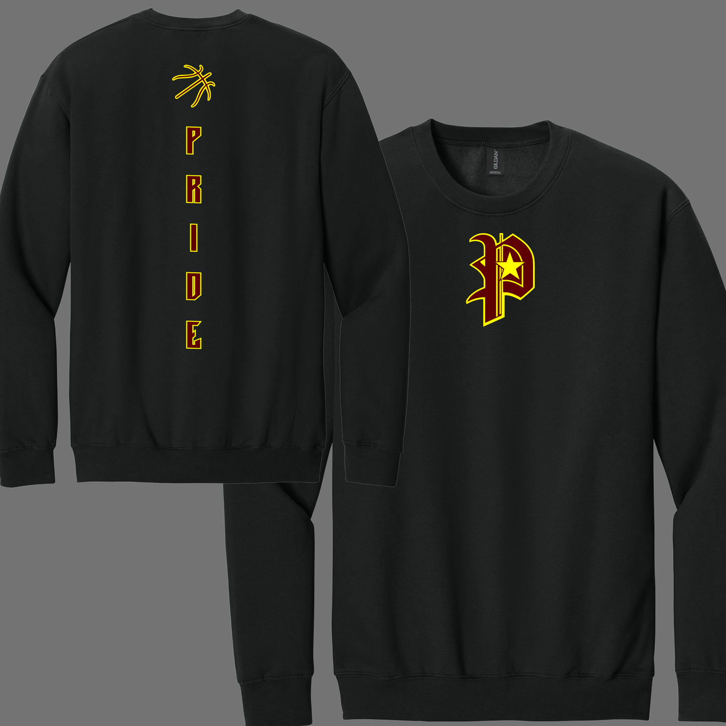 Pride Basketball Old English