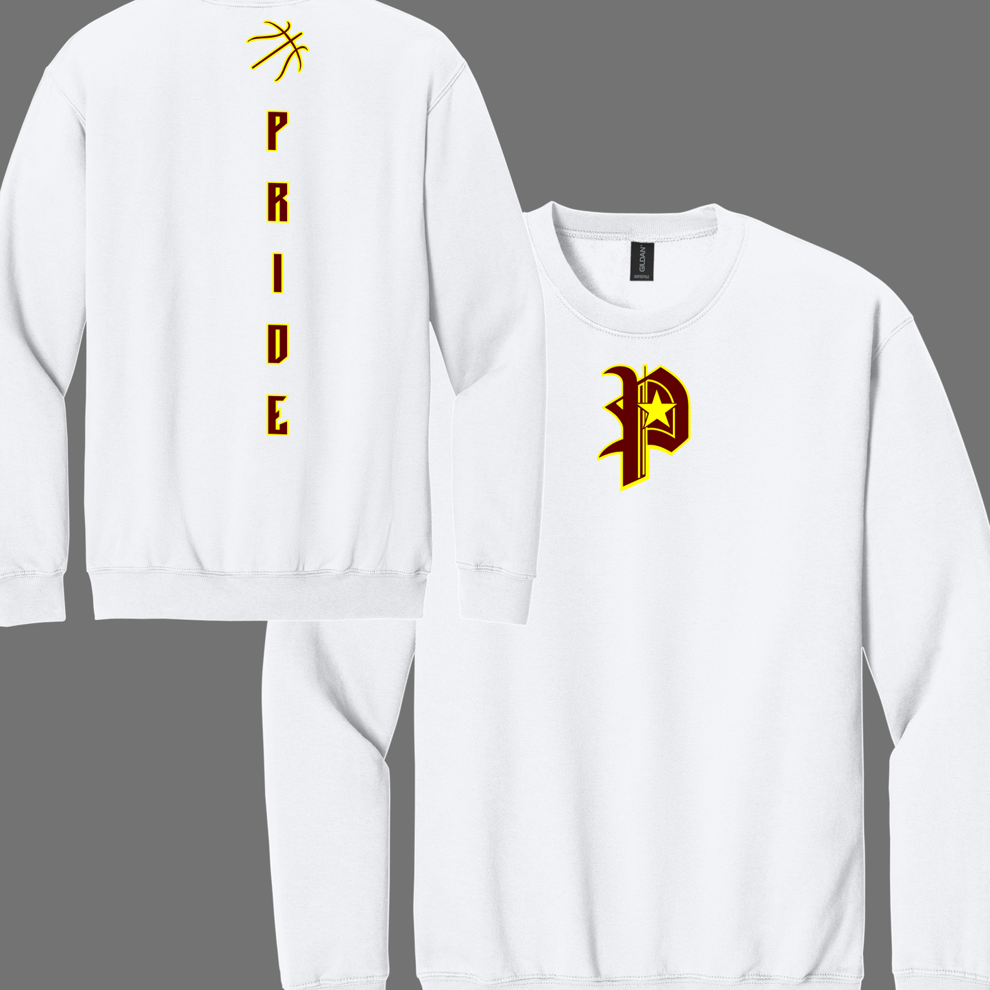 Pride Basketball Old English