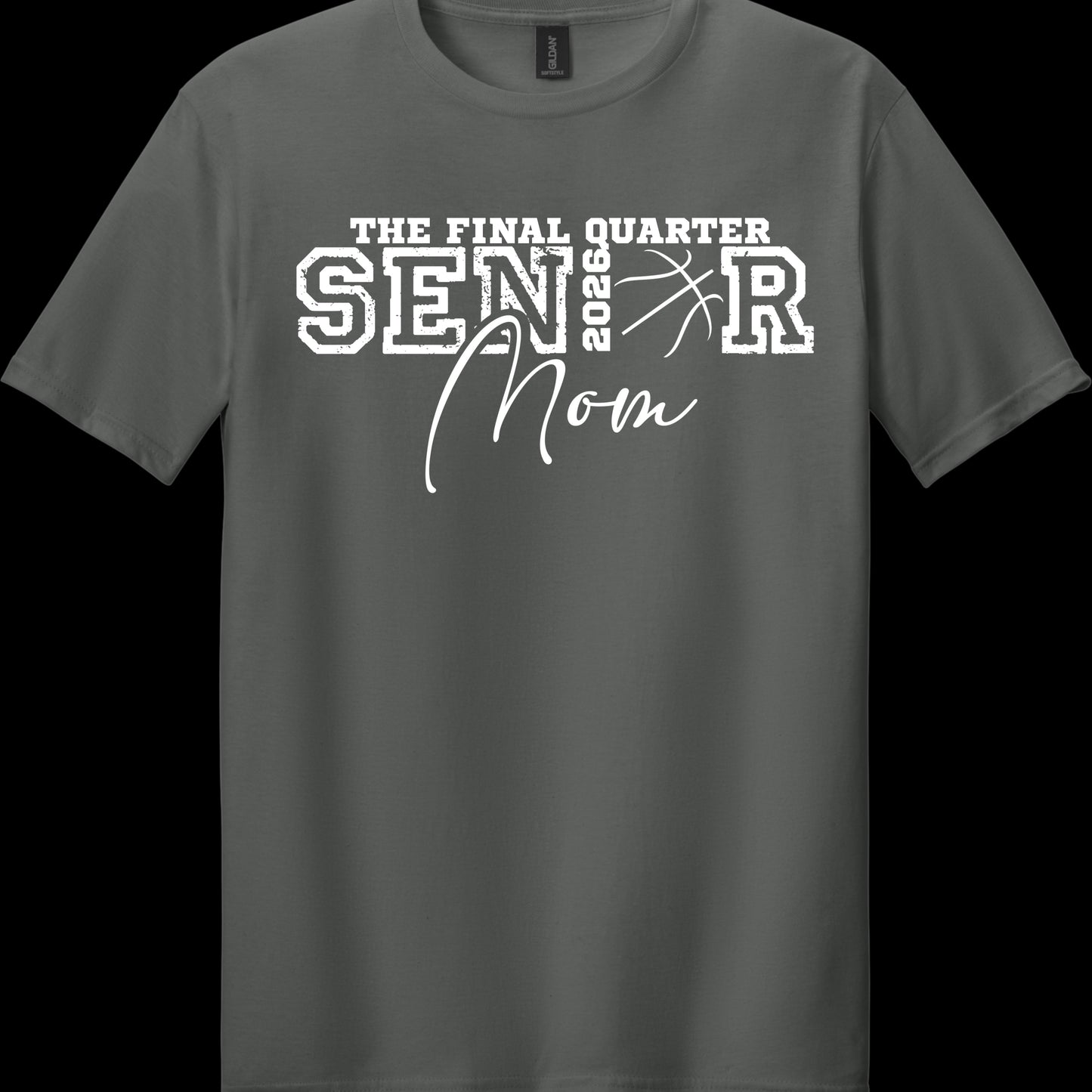 Senior Mom-The final quarter - charcoal/white