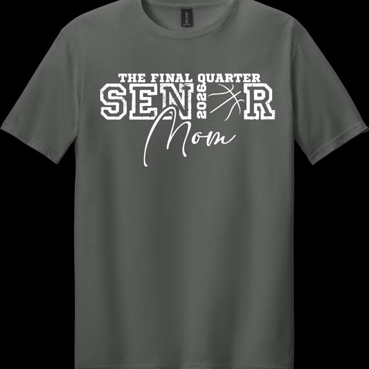 Senior Mom-The final quarter - charcoal/white