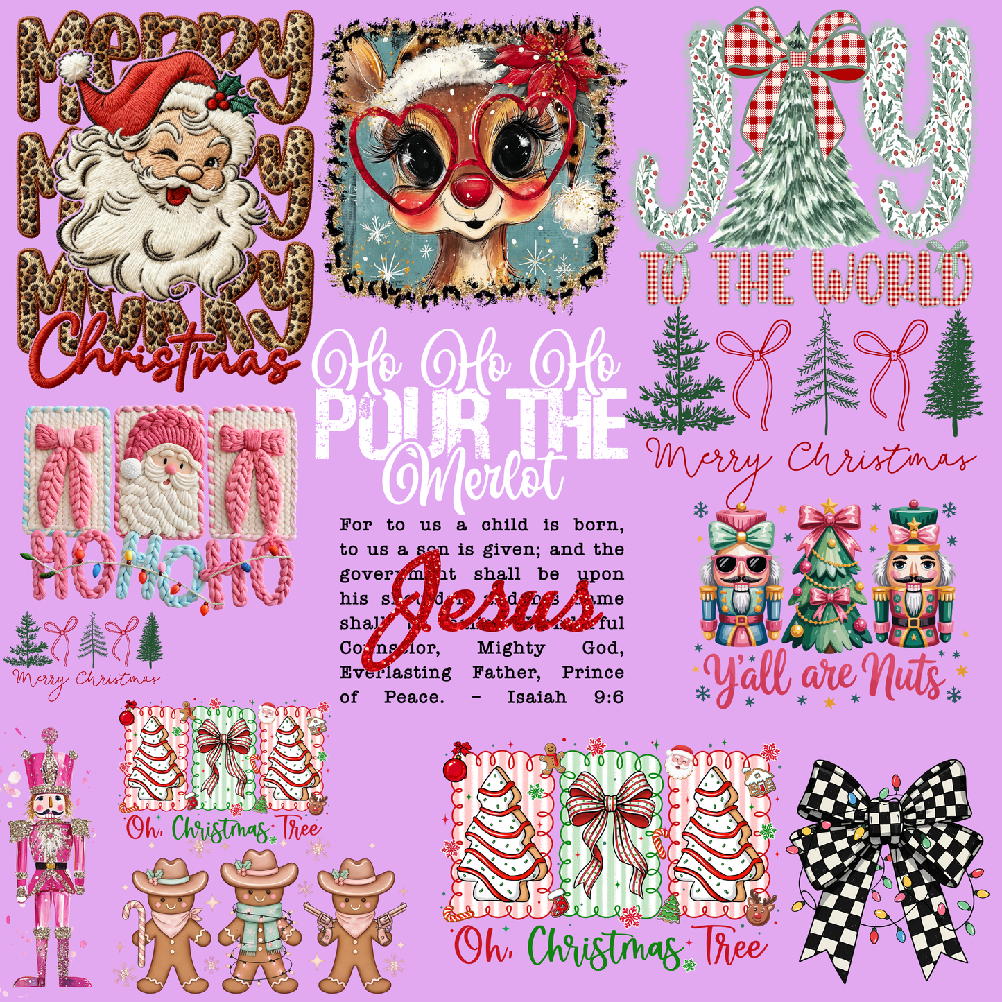 Premade Gang Sheet 12"x83"